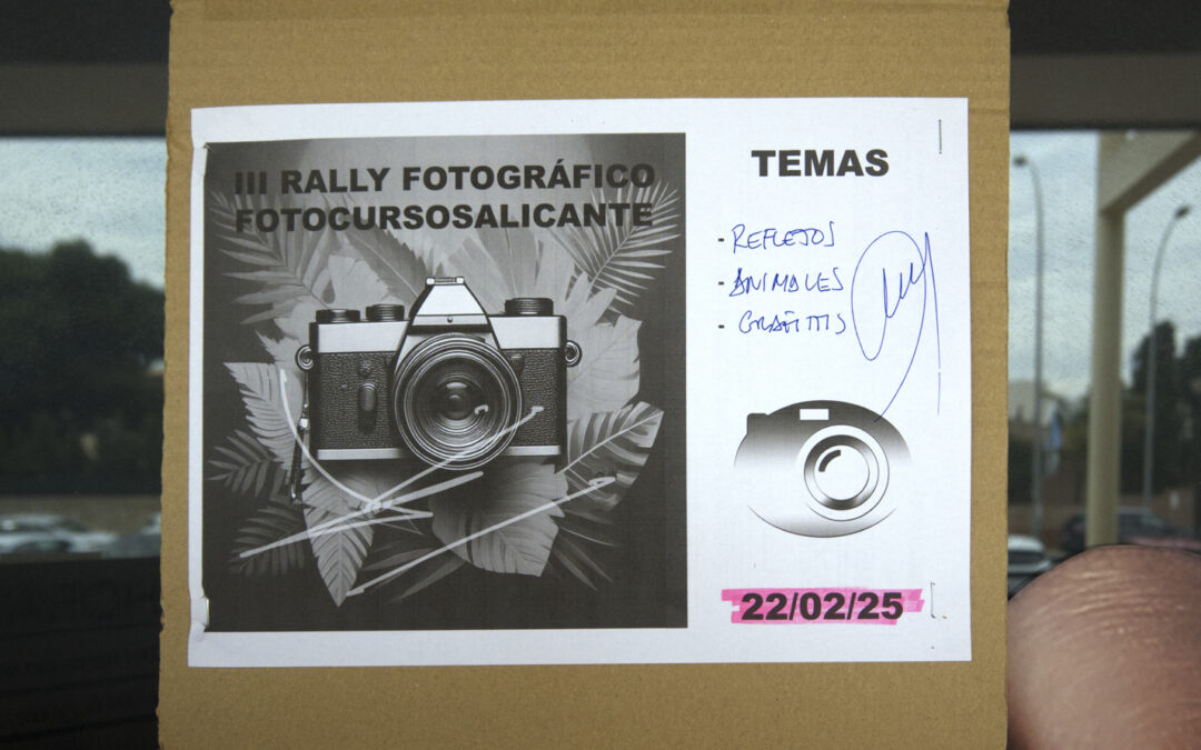 Fallo III Rally fotográfico Fotocursosalicante